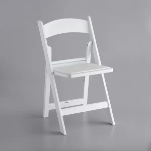 White Resin Chair